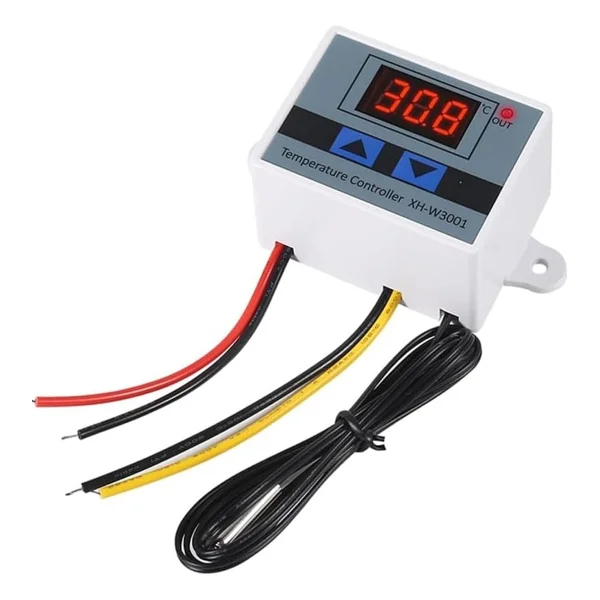 Dijital Termostat Kuluçka Termostatı Xh-W3001 220v Ac Dijital Termostat 1500w Akvaryum Termostatı - Görsel 2