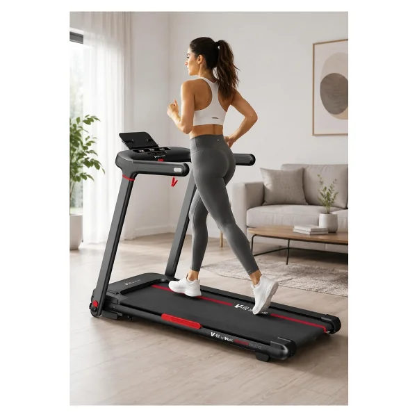 Vfit By Premium Delux Koşu Bandı, 20 Kademe Eğim, Brushless, Katlanabilir, 15 Km/S, Bluetooth - Görsel 2