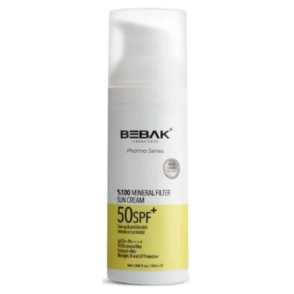 Bebak Pharma Mineral Filter Güneş Kremi 50spf+ 50ml - Görsel 2
