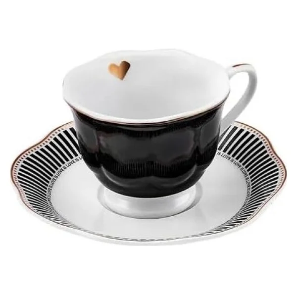 Karaca Piraye 80 Ml 6 Kişilik Fincan Takımı - Görsel 4
