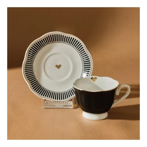 Karaca Piraye 80 Ml 6 Kişilik Fincan Takımı - Görsel 2