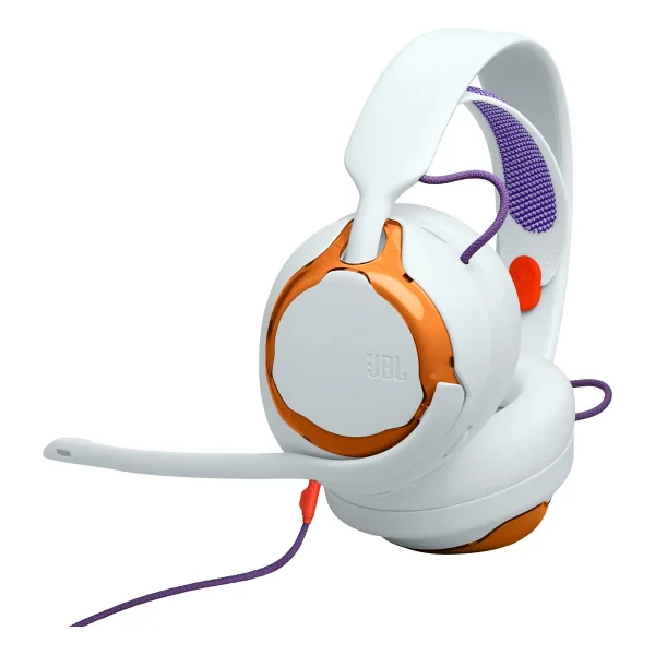 Jbl Quantum 250 Beyaz-Mor Kablolu Kulak Üstü Oyuncu Kulaklığı - Görsel 3