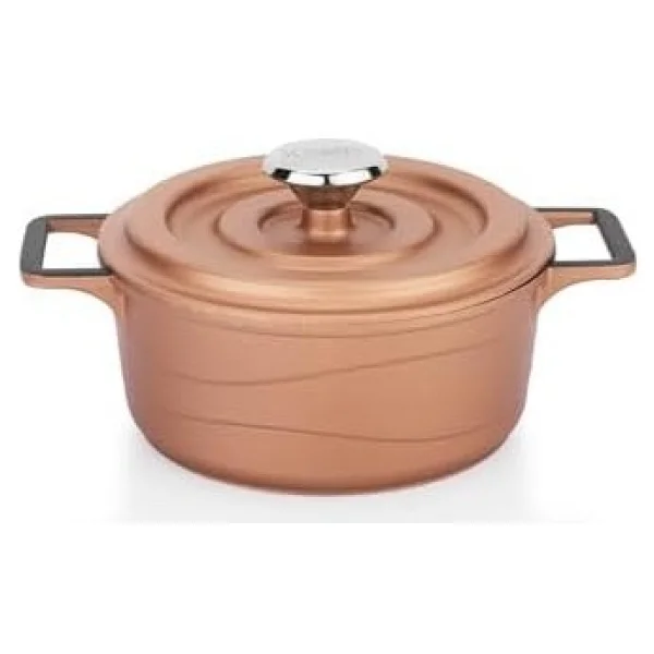 Schafer Pro Cast Rosegold 5 Parça Mini Döküm Tencere Seti - Görsel 2