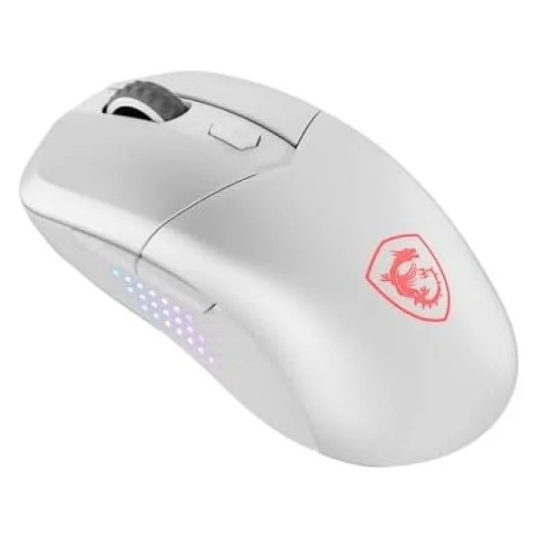 Msı Versa 300 Elite Wireless Beyaz RGB Şarjlı Optik Kablolu/Kablosuz Oyuncu Mouse - Görsel 3