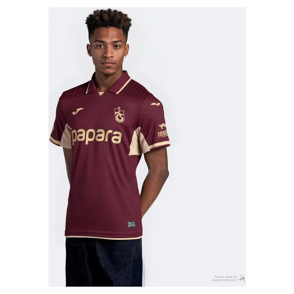 Joma Trabzonspor 25/26 Bordo Unisex Mavi Iç Saha Forması.20030 - Görsel 5