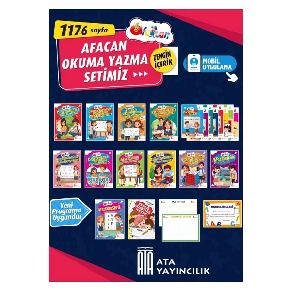 Ata Yayıncılık 1.Sınıf Afacan Okuma Yazma Seti - Görsel 9