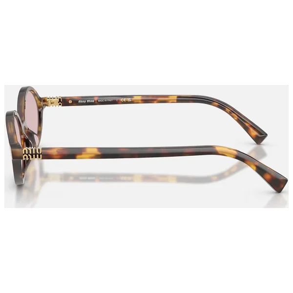 Miu Miu Regard 04zs 14l4ı0 Honey Havana-Pink Kadın Güneş Gözlüğü - Görsel 4