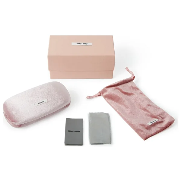 Miu Miu Regard 04zs 14l4ı0 Honey Havana-Pink Kadın Güneş Gözlüğü - Görsel 6