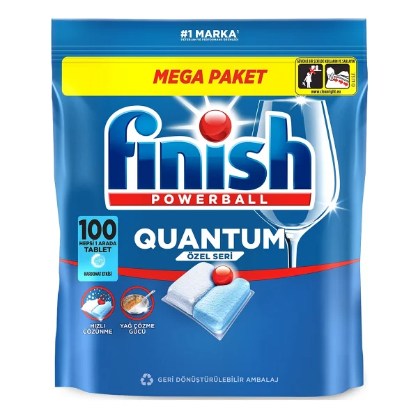 Finish Quantum Bulaşık Makinesi Tableti 100'lü - Görsel 2