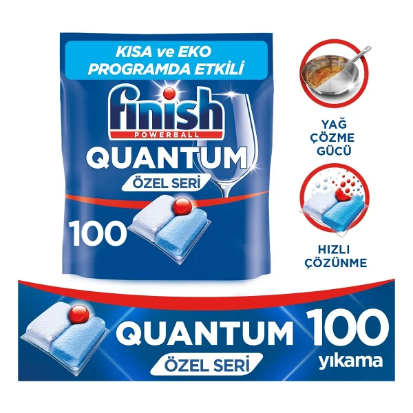 Finish Quantum Bulaşık Makinesi Tableti 100'lü - Görsel 2