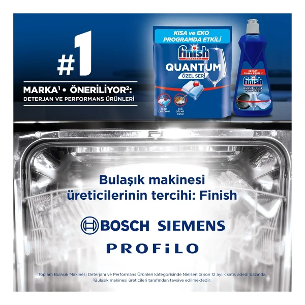 Finish Quantum Bulaşık Makinesi Tableti 100'lü - Görsel 8