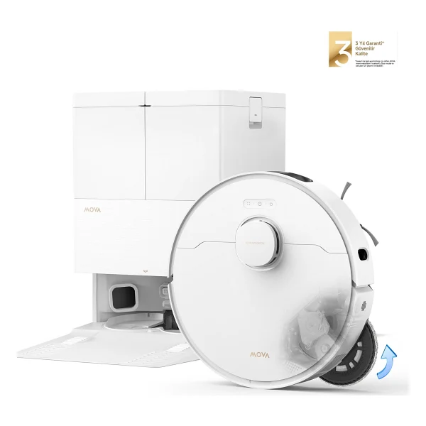 Mova E50 Pro Ultra Çöp İstasyonlu Akıllı Robot Süpürge - Görsel 8
