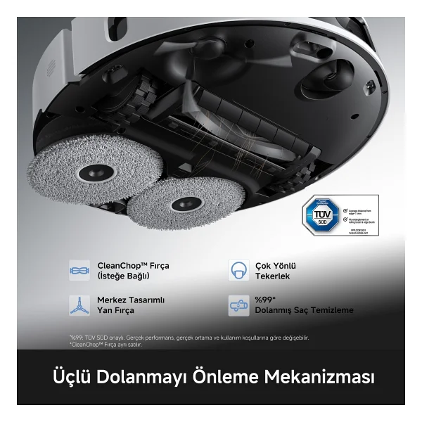 Mova E50 Pro Ultra Çöp İstasyonlu Akıllı Robot Süpürge - Görsel 10