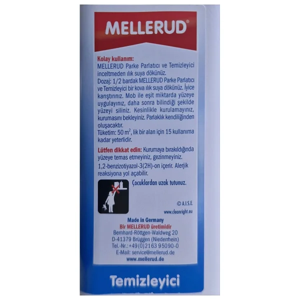 Mellerud Parke Parlatıcı Ve Temizleyici 1 Lt - Görsel 2