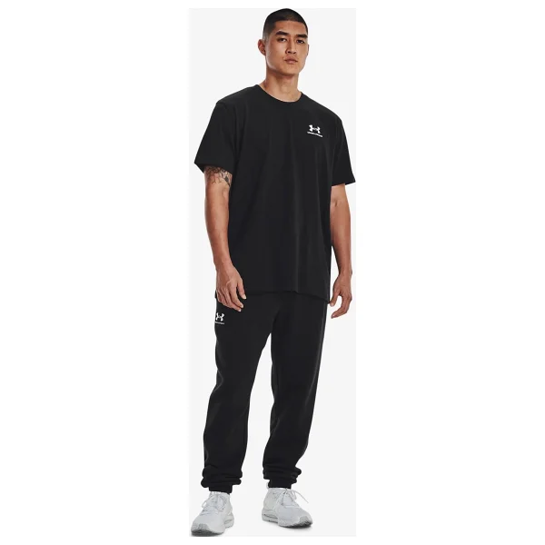 Under Armour Heavyweight 1373997-411 Lacivert Kısa Kollu Bisiklet Yaka Erkek Tişört - Görsel 7