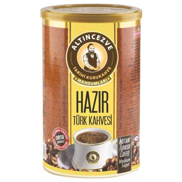 Altıncezve Orhan Efendi Orta Şekerli Hazır Türk Kahvesi 500 Gr Teneke - Görsel 3