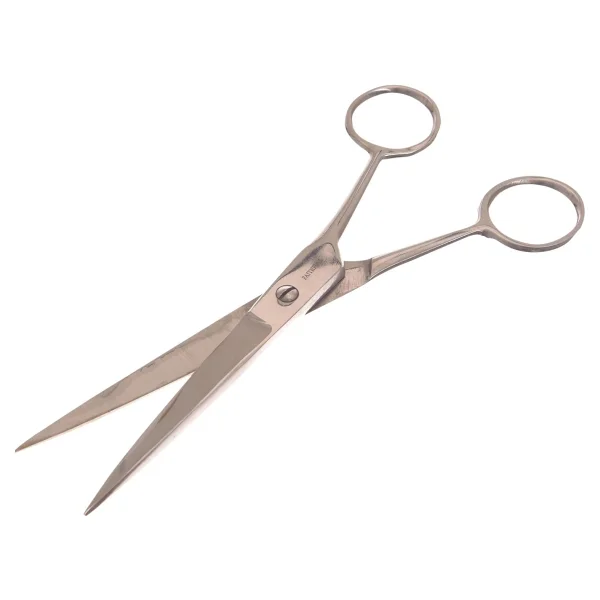 Düz Berber Saç Sakal Kesim Makası 12 Cm - Görsel 3