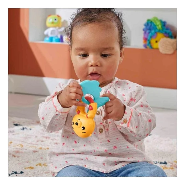Fisher Price Eğlenceli Dostlar Dişlik Ve Çıngıraklar Su Samuru Hkd69 - Görsel 2