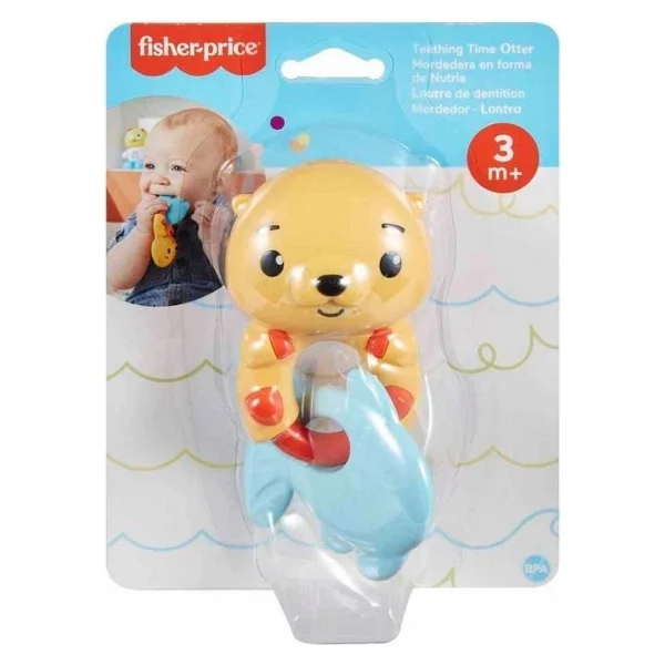 Fisher Price Eğlenceli Dostlar Dişlik Ve Çıngıraklar Su Samuru Hkd69 - Görsel 3