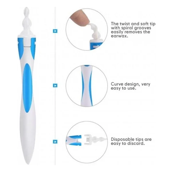 Find Back Pratik Kulak Temizleme Aparati Silikon Kit Ear Claning - Görsel 2