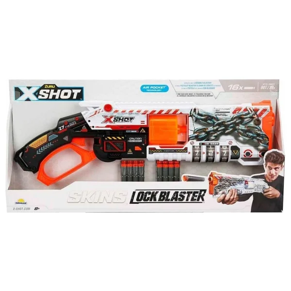 X-Shot Skins Lock Blaster 16 Dartlı - Görsel 7