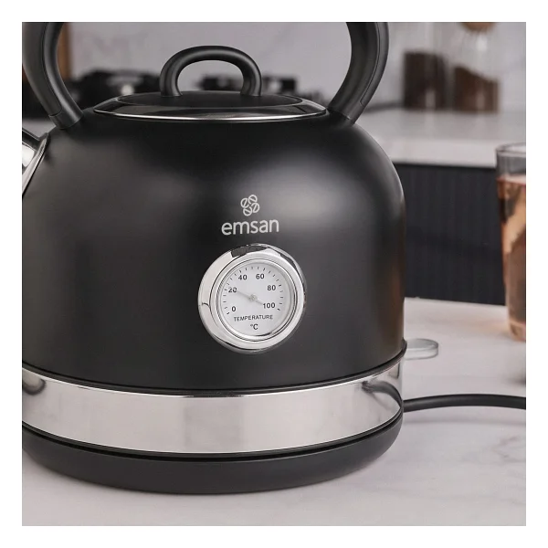 Emsan Retro 2202 Siyah 2200 W Su Isıtıcısı - Görsel 6