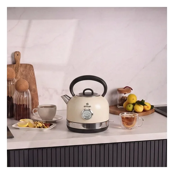 Emsan Retro 2202 Krem 2200 W Su Isıtıcısı - Görsel 4