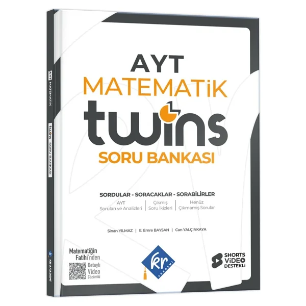Kr Akademi Yayınları Ayt Twins Matematik Soru Bankası - Görsel 3
