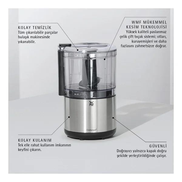 Wmf 3200000134 0.3 Lt 65 W Kitchen Mini Doğrayıcı - Görsel 3