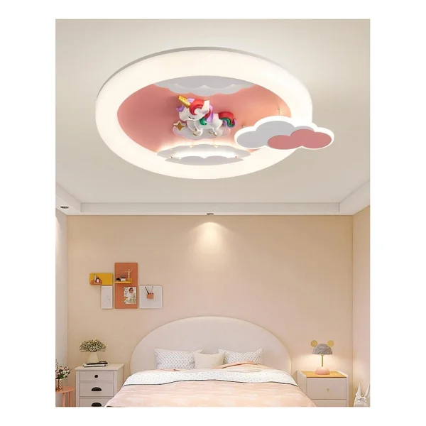 Apliqa Page Unicorn Plafonyer Çocuk Odası LED Avize - Görsel 6