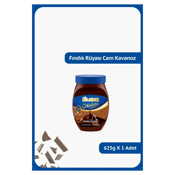 Ülker Fındık Rüyası Kakaolu Fındık Kreması 625 Gr - Görsel 3
