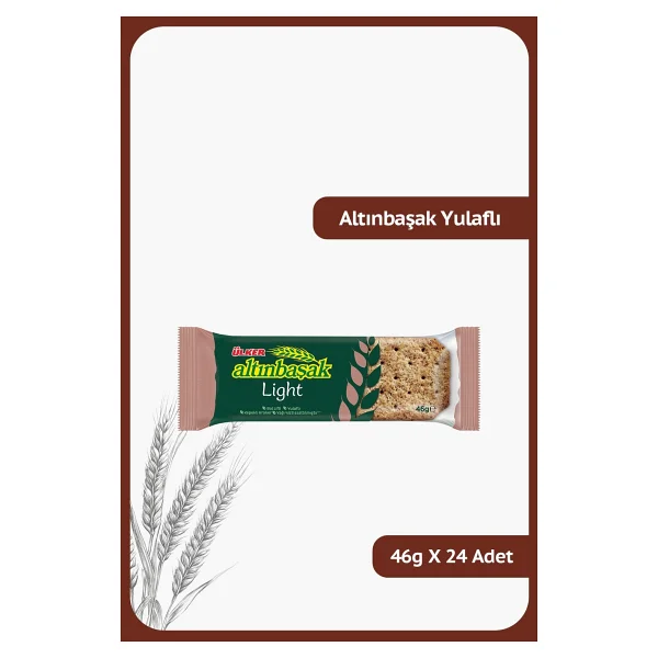 Ülker Altınbaşak 46 Gr 24'lü Paket Light Yulaflı Kraker - Görsel 2