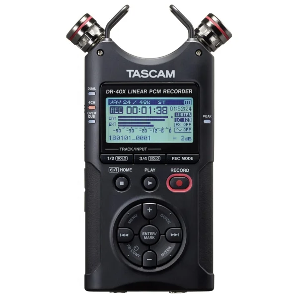 Tascam DR-40X 4 Kanal Dijital Ses Kayıt Cihazı - Görsel 6