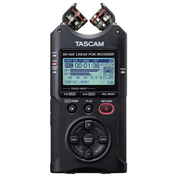 Tascam DR-40X 4 Kanal Dijital Ses Kayıt Cihazı - Görsel 4