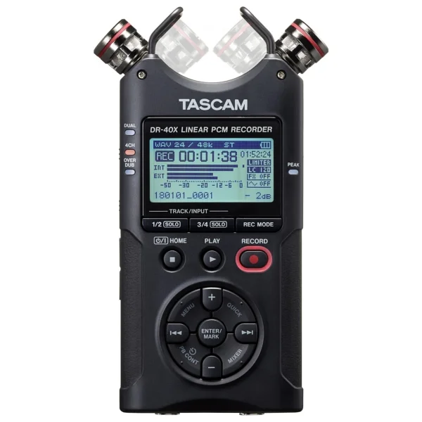 Tascam DR-40X 4 Kanal Dijital Ses Kayıt Cihazı - Görsel 5