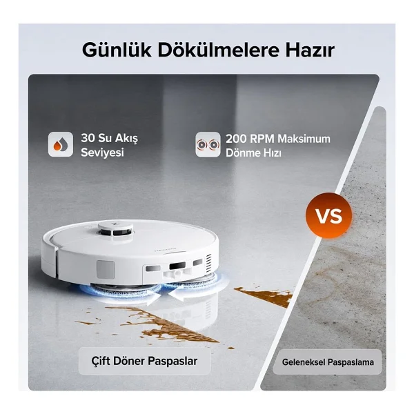 Roborock Qrevo 2 Pro Çöp İstasyonlu Akıllı Robot Süpürge - Görsel 3
