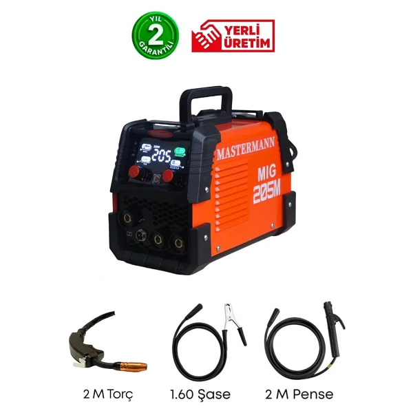 Mastermann Mıg 205 Tüpsüz Gazaltı Ve Inverter Kaynak Makinesi - Görsel 3