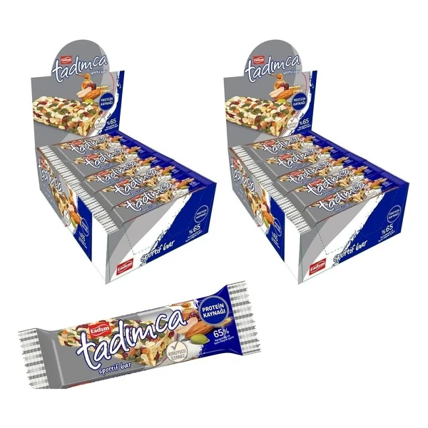 Tadım Sportif Bar Protein Kaynağı,%65 Kuruyemiş İçerikli Enerji Barı, 30 Gr, 40 Adet - Görsel 5