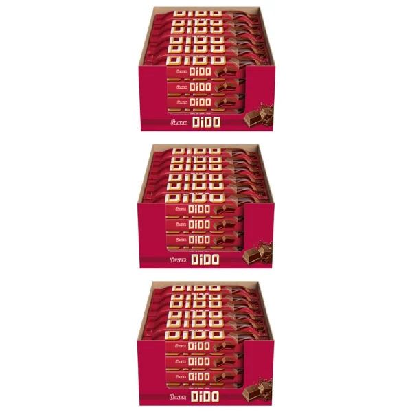 Ülker Dido Klasik - Sütlü Çikolata Kaplamalı Gofret - 35 Gram - 72 Adet - Görsel 2