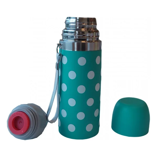 Sema Baby Puantiyeli Mavi Termos 350 Ml - Görsel 2