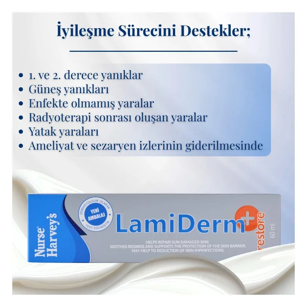 Lamiderm Cream 60 Ml Yanık Kremi - Görsel 8