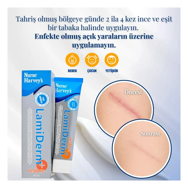 Lamiderm Cream 60 Ml Yanık Kremi - Görsel 9