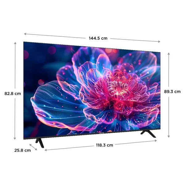 Onvo 65vq90f3ua 4K Ultra HD 65" 165 Ekran Uydu Alıcılı Google Smart QLED TV - Görsel 5