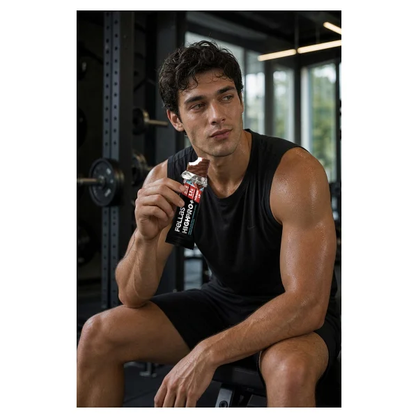 Fellas Çikolata Kaplı Highpro Protein Bar - Kurabiye Aromalı (50 G) - 12 Adet - 12 X 50 Gr - Görsel 4
