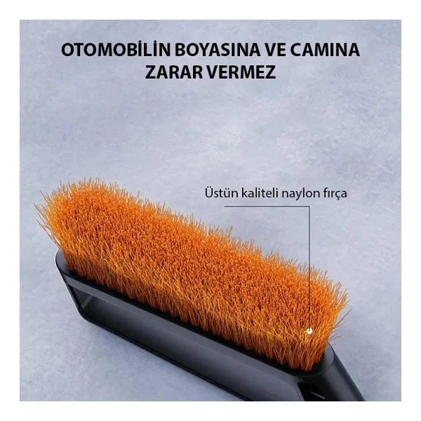 Ally St-3911 Uzatılabilir Araç Camı Için Kar Fırçası Ve Buz Kazıyıcı-(5775) - Siyah - Görsel 3