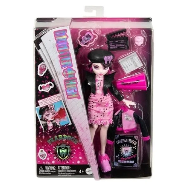 Monster High Fearbook Draculaura Bebeği Hxw30 - Görsel 3