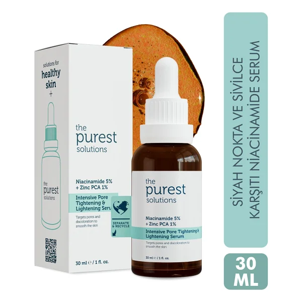 The Purest Solutions Niacinamide 5% + Zinc Pca 1% Gözenek Sıkılaştırıcı Yüz Serumu 30 Ml - Görsel 3