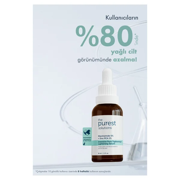 The Purest Solutions Niacinamide 5% + Zinc Pca 1% Gözenek Sıkılaştırıcı Yüz Serumu 30 Ml - Görsel 6