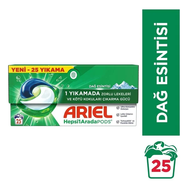 Ariel Pods Kapsül Çamaşır Deterjanı 25'li - Görsel 2