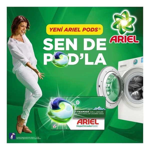 Ariel Pods Kapsül Çamaşır Deterjanı 25'li - Görsel 5